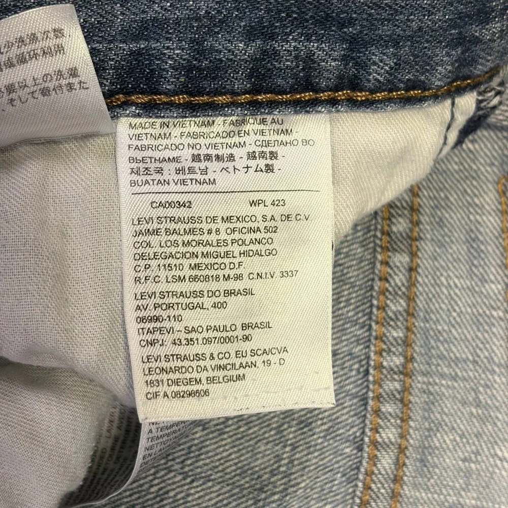 Levi's 569 Jeans Loose Straight Mens 36x29 Blue Faded Baggy Casual Denim
